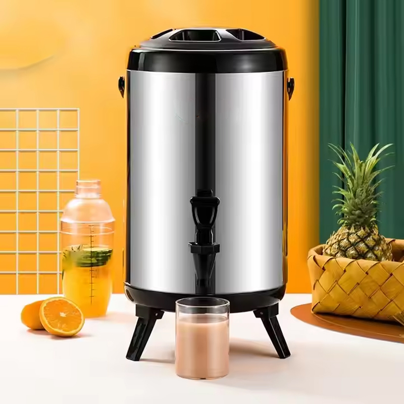 8L 10L 12L Restaurant Stainless Steel Insulation Tea Milk Bucket