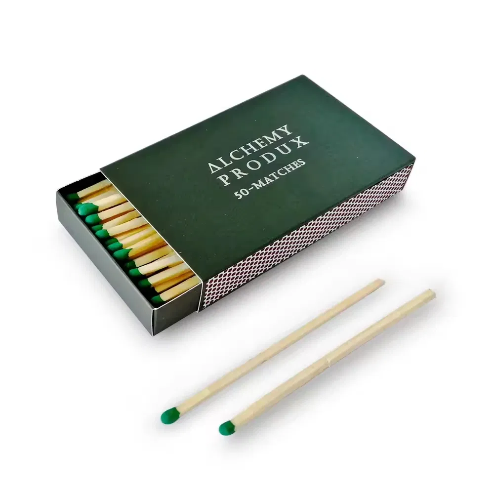 Wholesale Safety Custom Packaging Box Cigar Luxury Hotel Candle Matchboxes