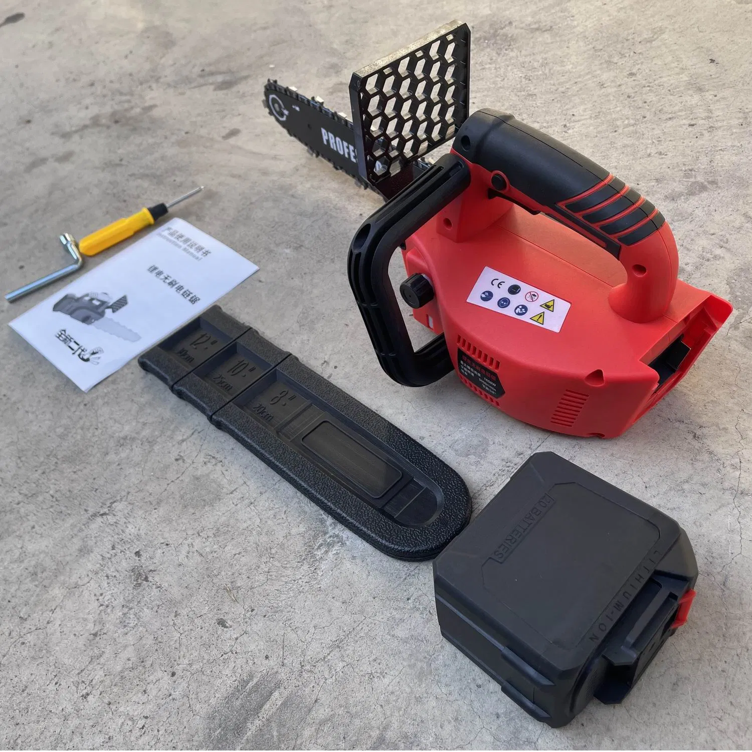 21V Lithium Battery Electric Chain Saw Brushless Motor Hand-Held Chainsaw Pruning Saw