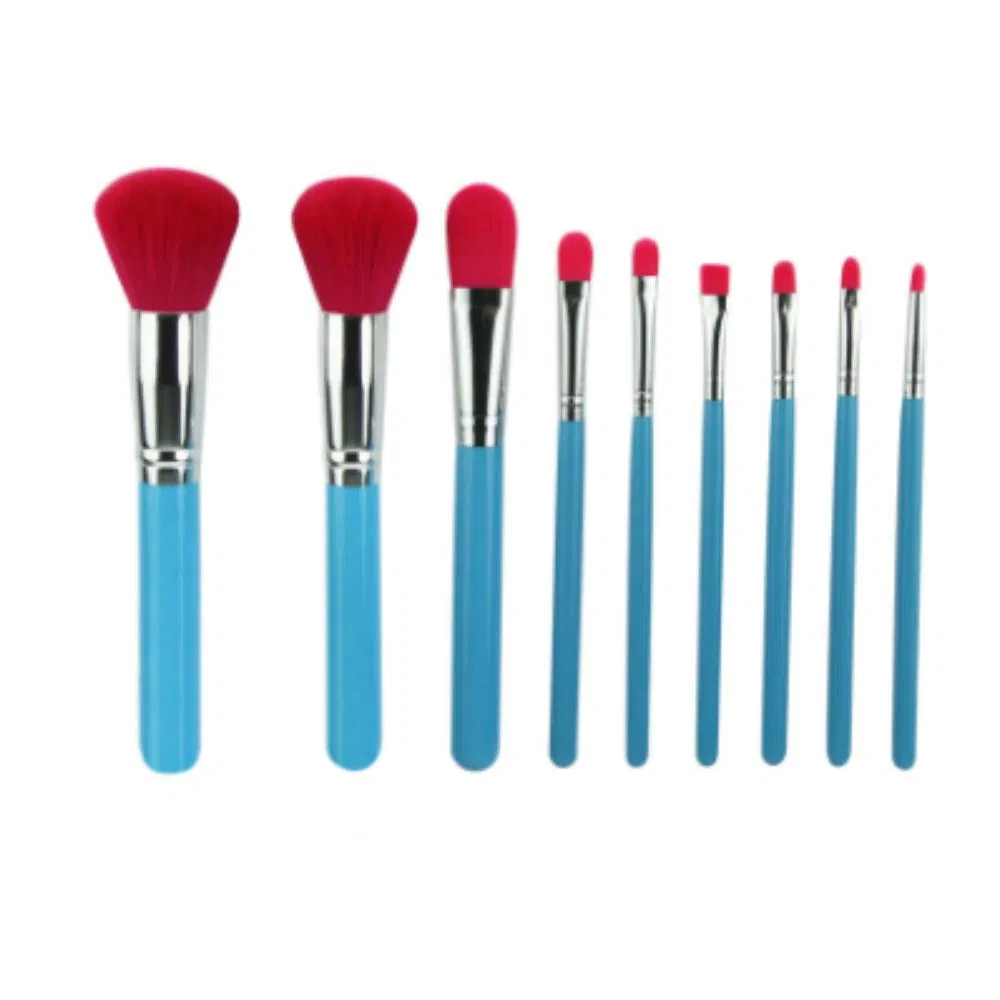 9PCS Professional Cosmetic Makeup Brush Set Kit for Women Beauty Tools Esg10505