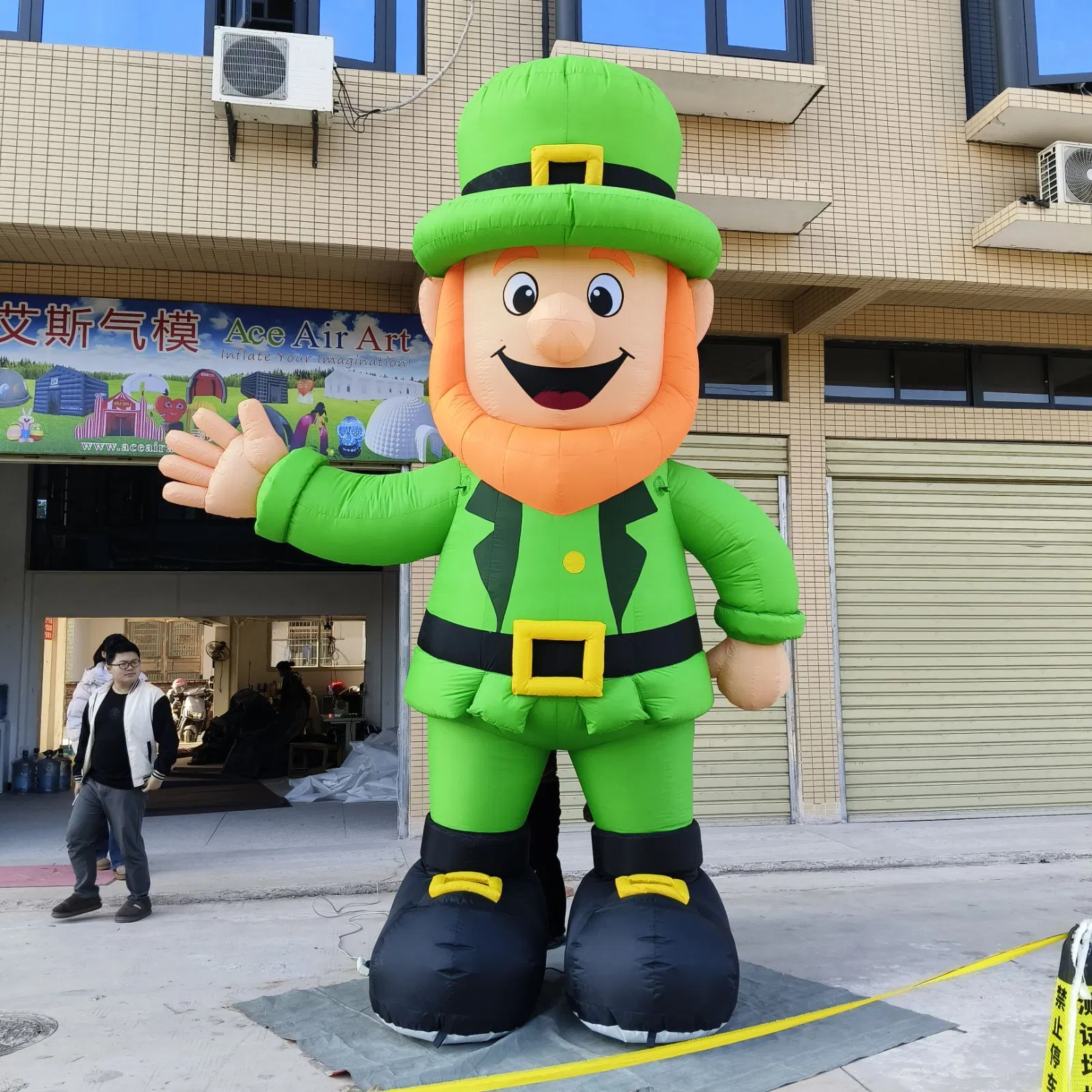 Leprechaun Inflatable Figure for St. Patrick's Day Parade & Outdoor Celebration