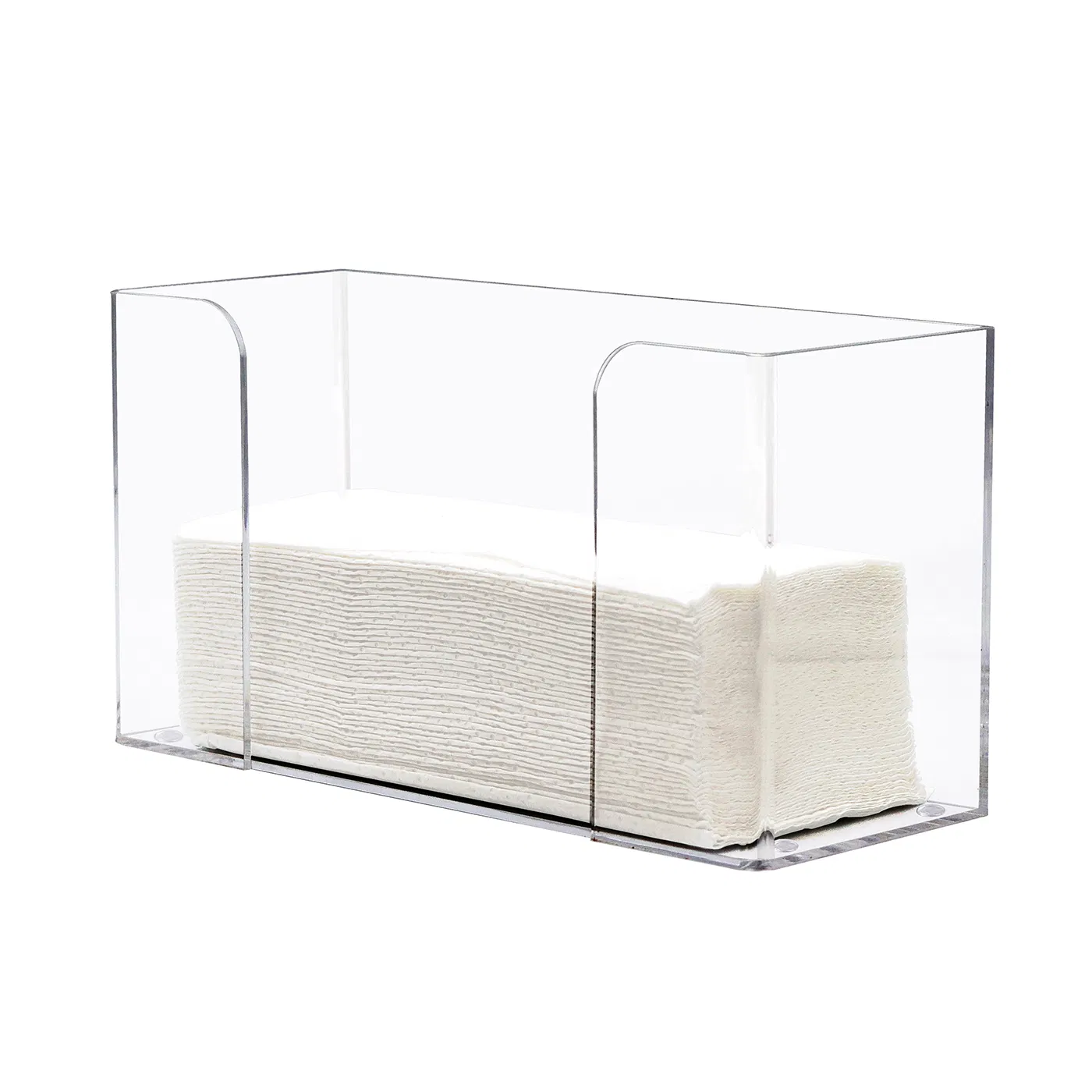 Customized Acrylic Dinner Table Napkin Tissue Holder