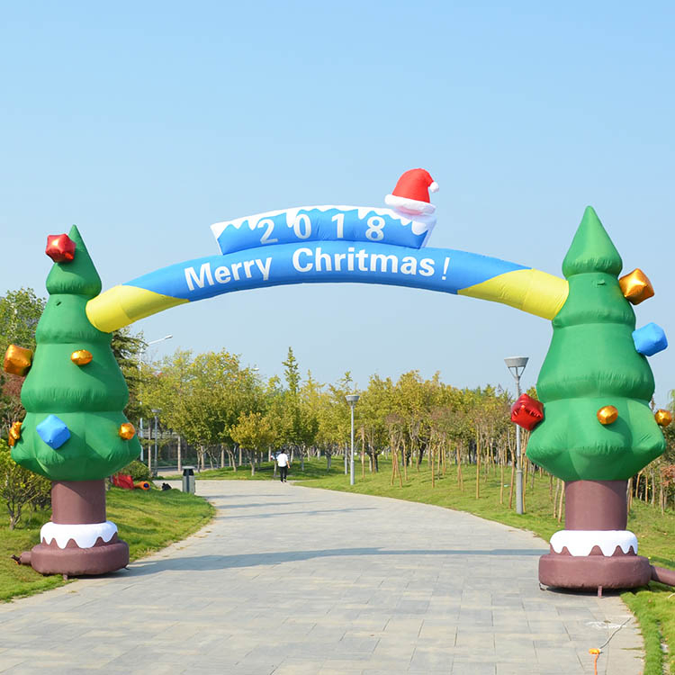 Wholesale Customization Advertising Inflatables Products Inflatable Start Finish Line Arch LED Inflat Arch Price Custom Inflatable Christmas Arch