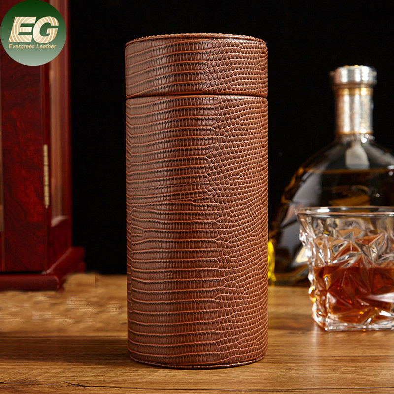 Ea453 Wholesale Custom Portable Hold 9 Cigar Case with Hygrometer for Men Travel Mini Humidor Wood Cigars Accessories Tube Cases