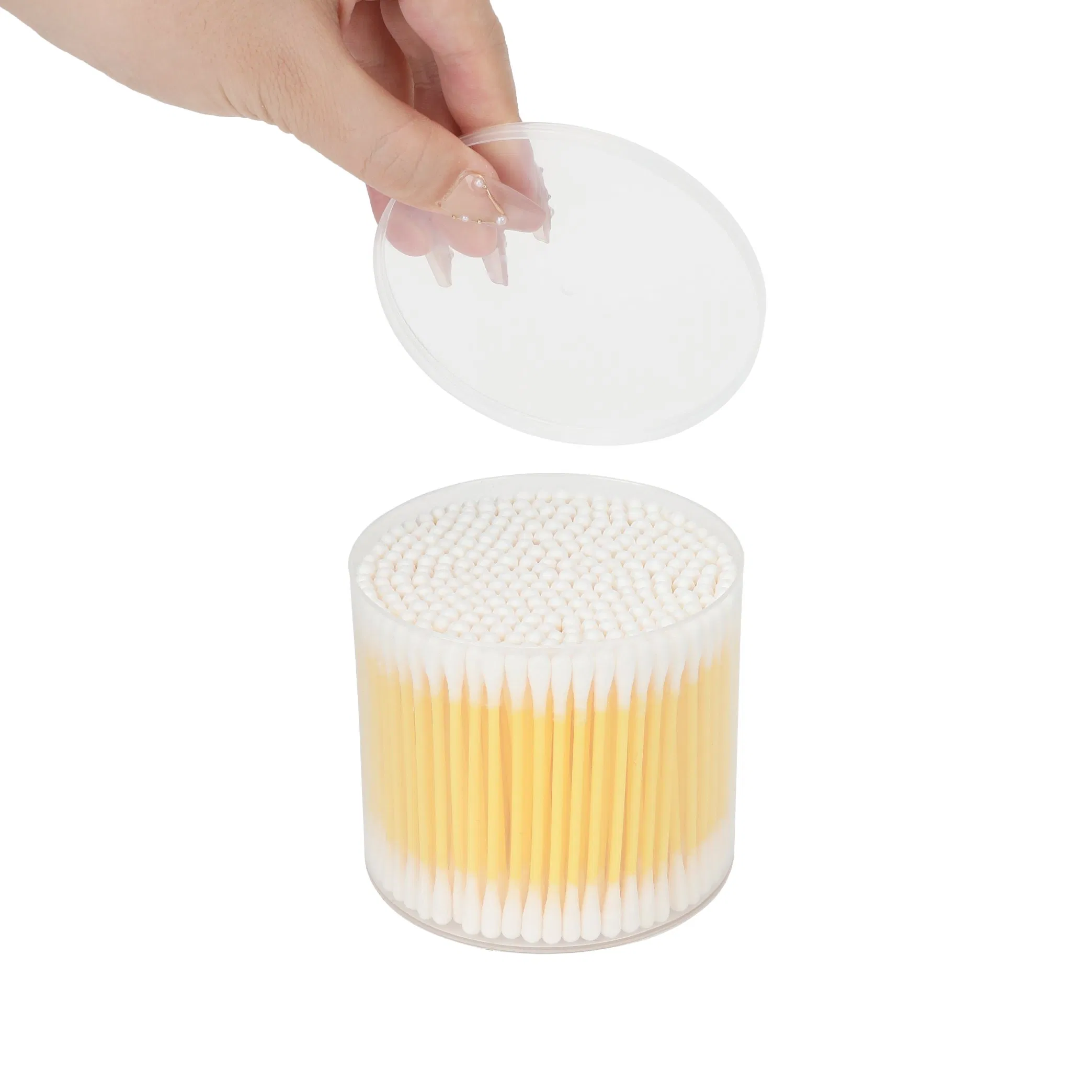 300PCS Colorful Plastic Cotton Swabs for Daily Needs