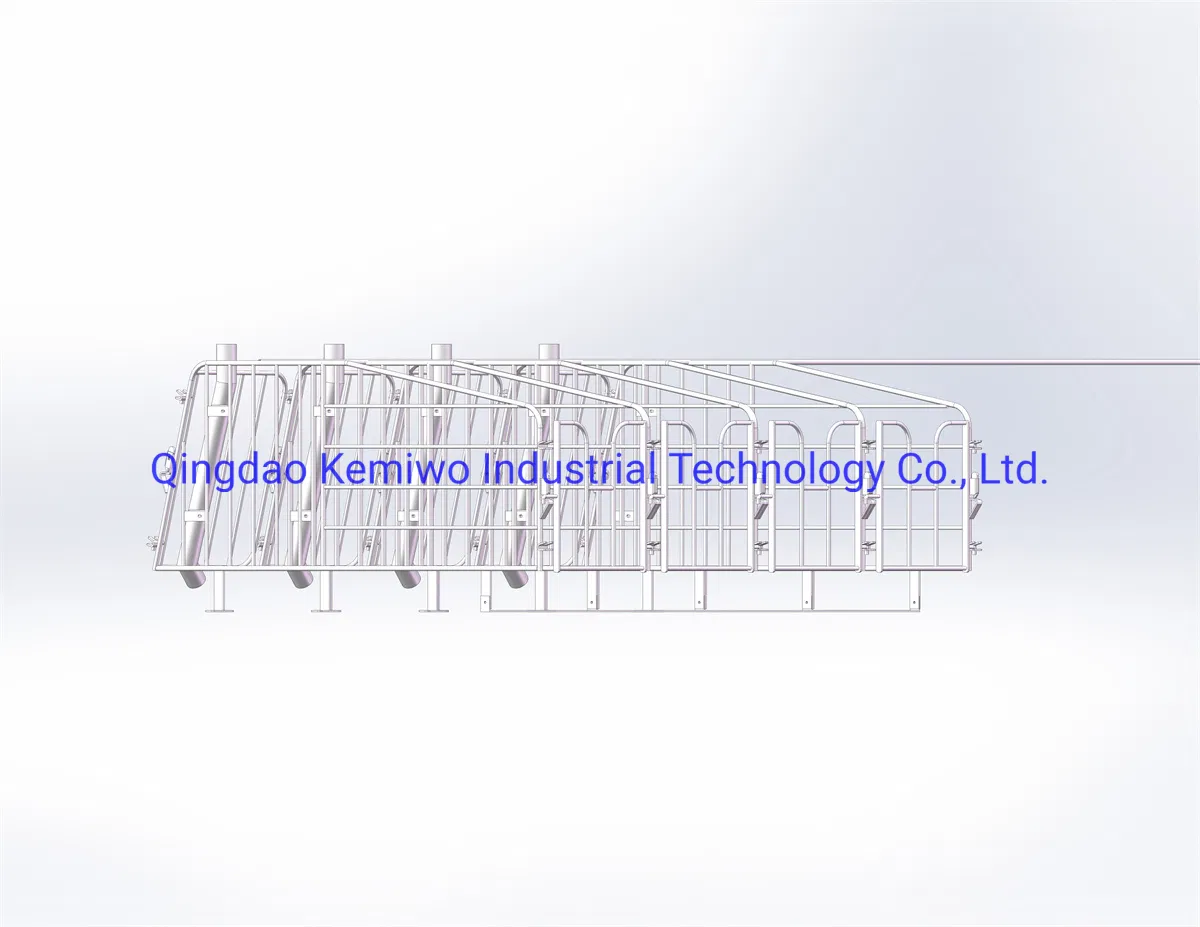 Pig Farm Round Steel Strong and Durable Sow Single Crate/Pen