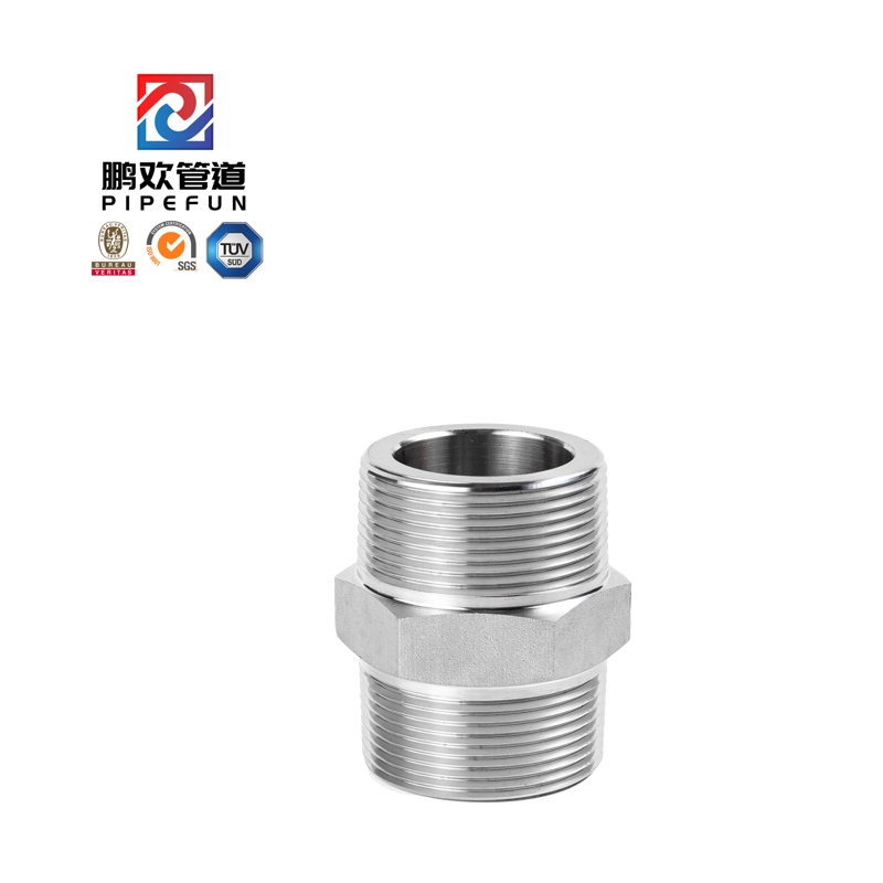 304/316 Stainless Steel Nipple of Pipe Fitting