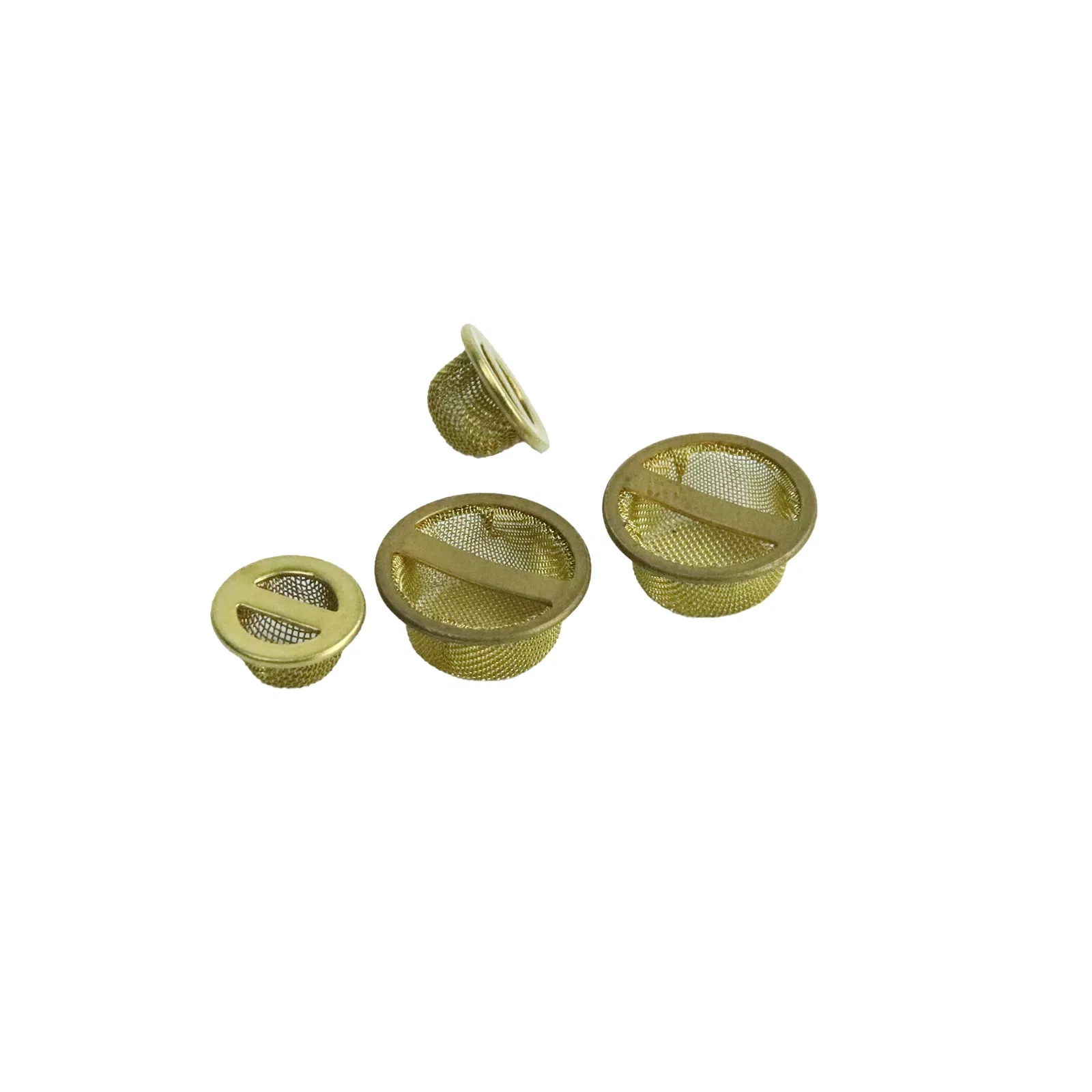 Mini High Density Durable Dome Woven Brass Filter Cap