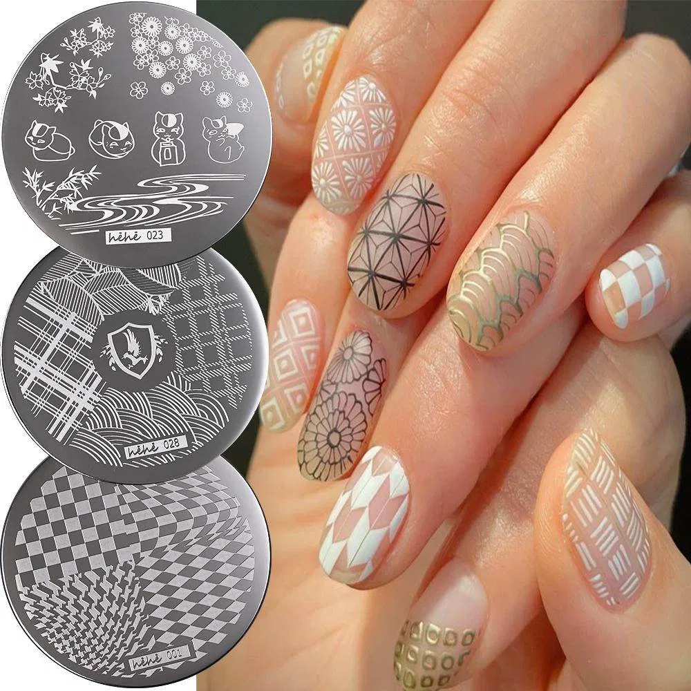 Customized Nail Art Stamp Polish Stamping Plates Nail Stamp Plate