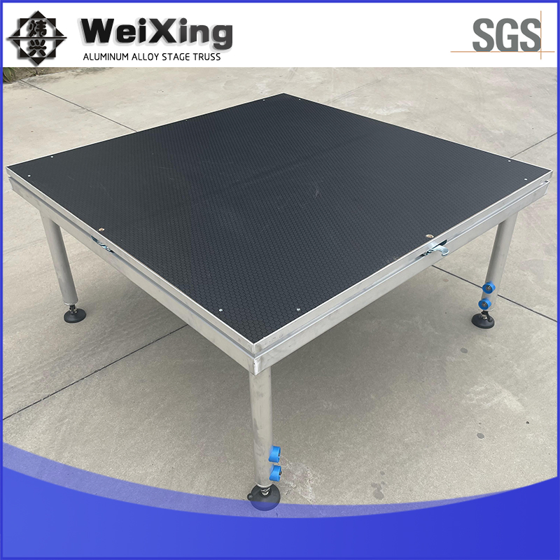 Customized Stage Podium Easy Install Aluminum Frame Height Adjustable Stage/Podium Concert Stage Platform