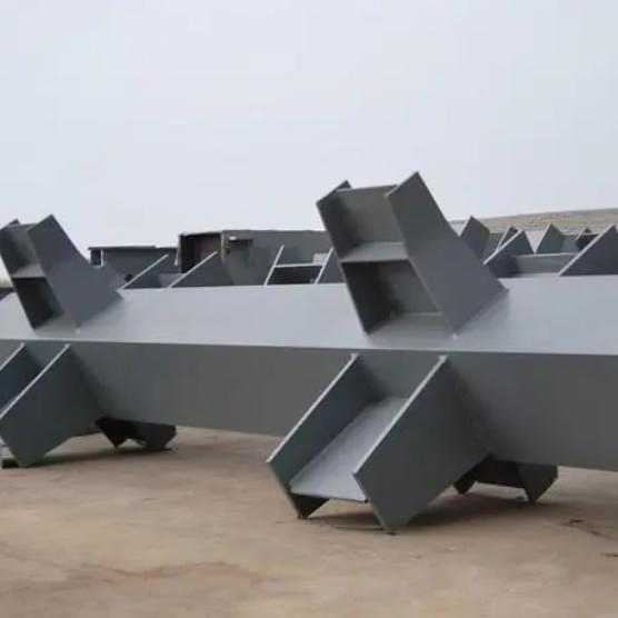 Durable Galvanized Steel Warehouse Structure for H-Beam Columns