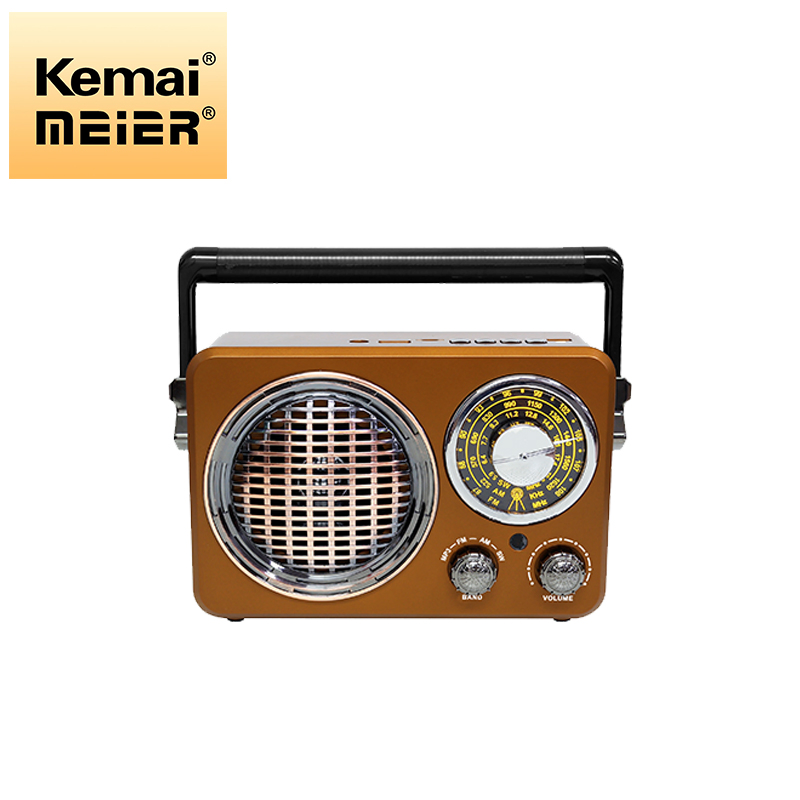 Stylish Retro Design Portable Built-in Speakers Receive The Best Radio