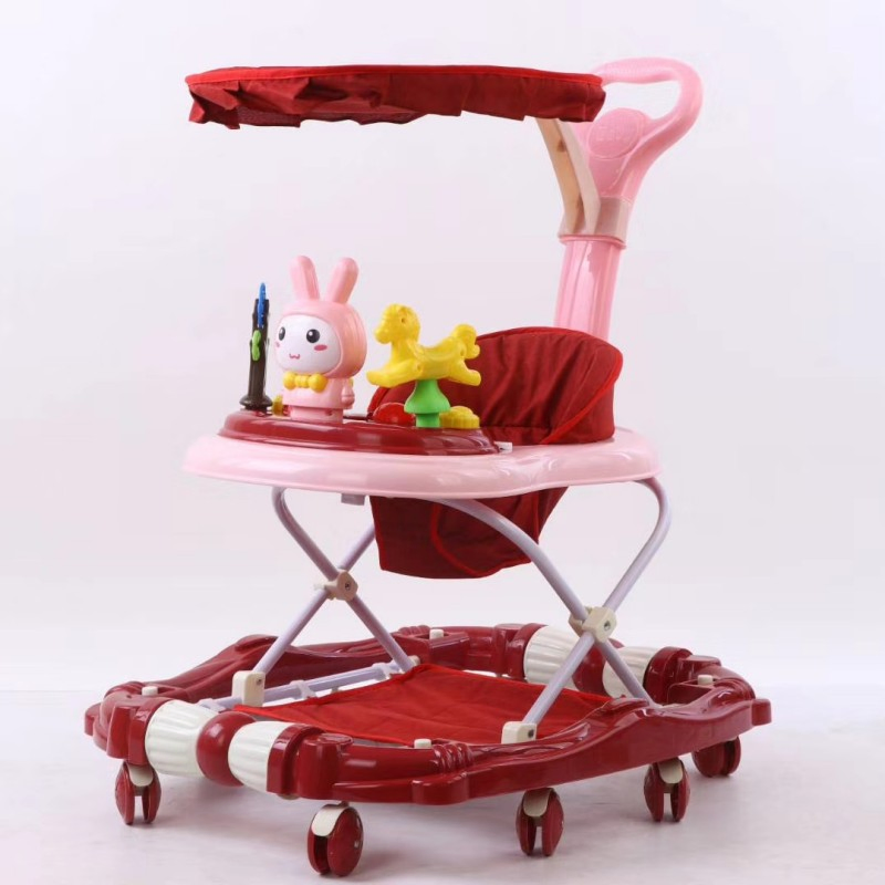 Hot Selling Comfortable Children's Toy Walker/8 Wheels/with Tarpaulin/Baby Walker
