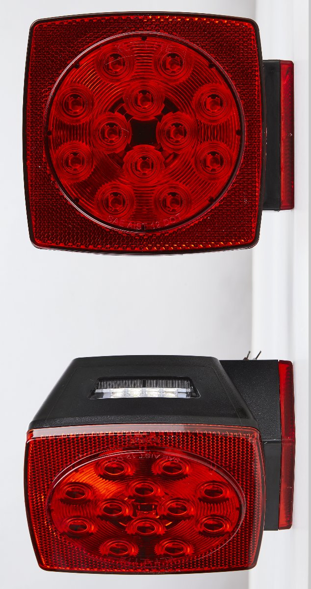 Фонарь задний LED для прицепа 12V, 6 функций, DOT/SAE