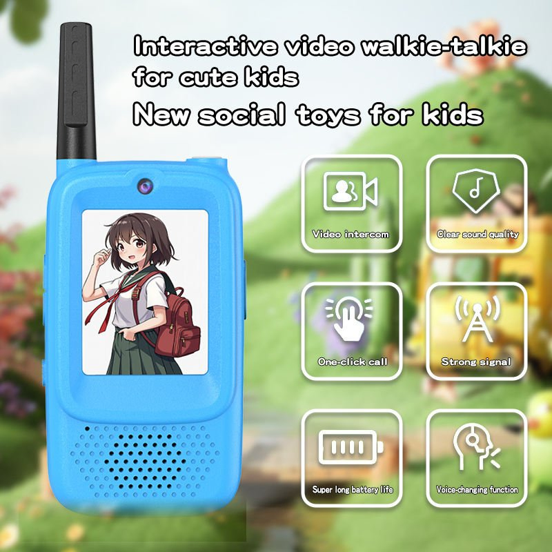 Детская видео рация JK400 с Wi-Fi и игровыми голосами