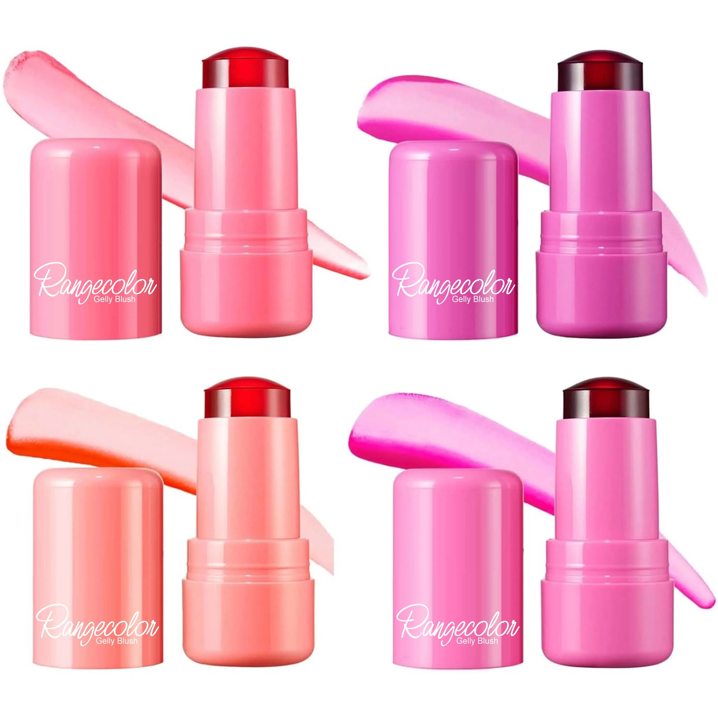 Bouncy Jelly Texture Longlasting&Mesh Free Stick Multi-Used as Blush, Eyeshadow, Lipstick