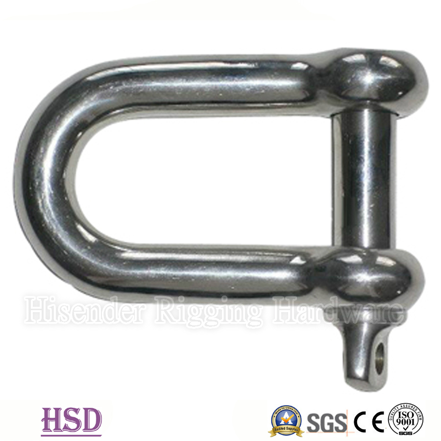 Marine Hardware AISI304/316 Long D Type Shackle with Certificate