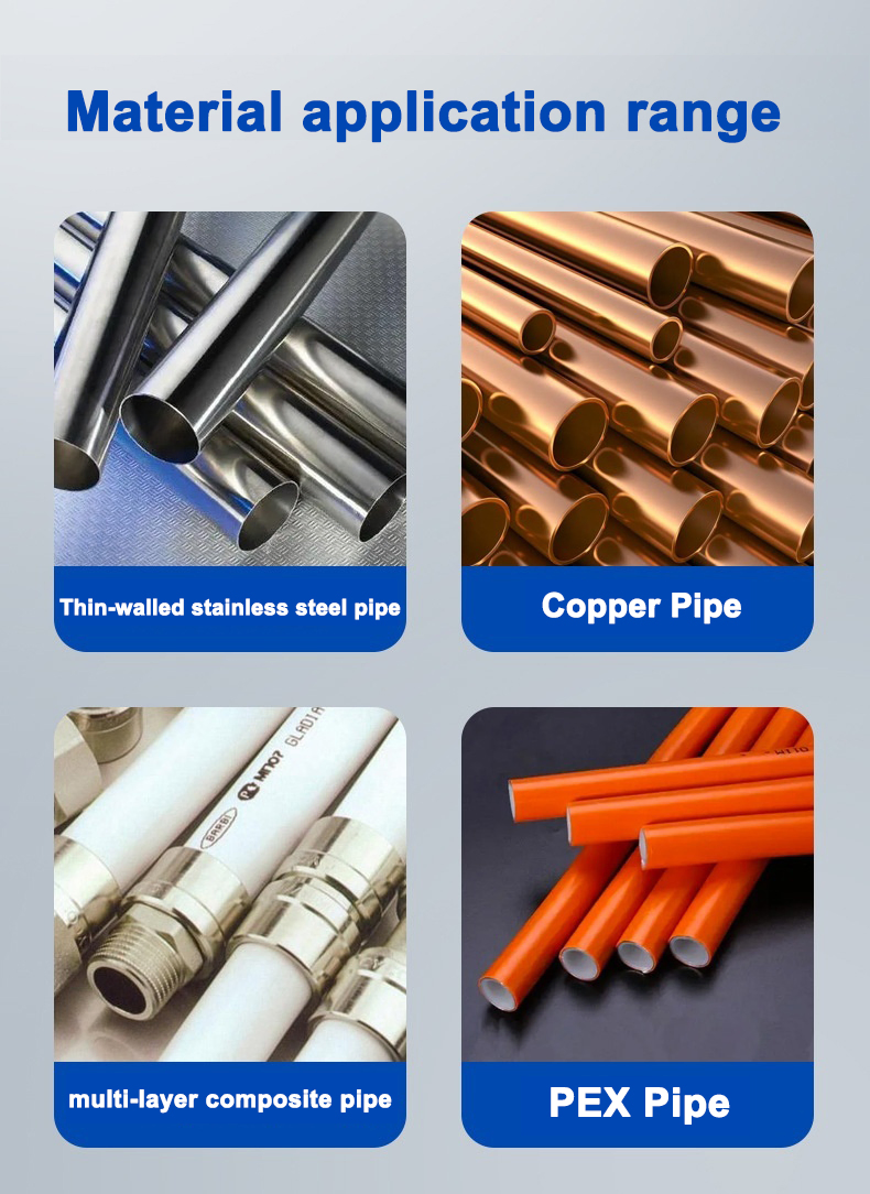 Cw-1950 Manual Pex Copper Pipe Presser Stainless Steel Pipe Pressing Tool