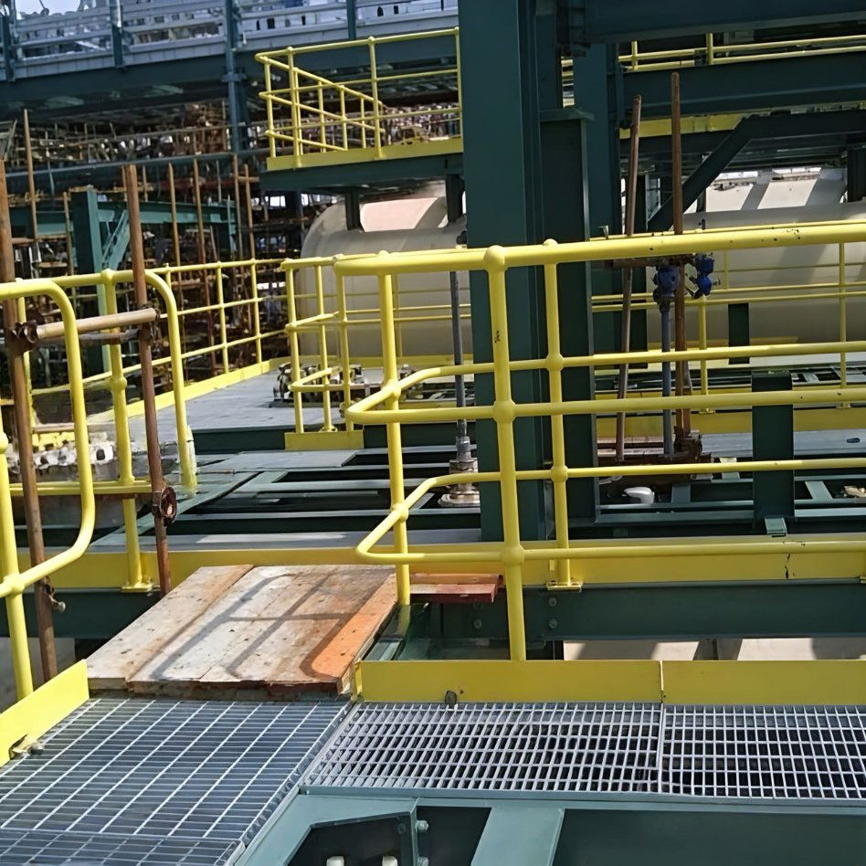 Welded Steel Grating Panel for Structural Support & Safety