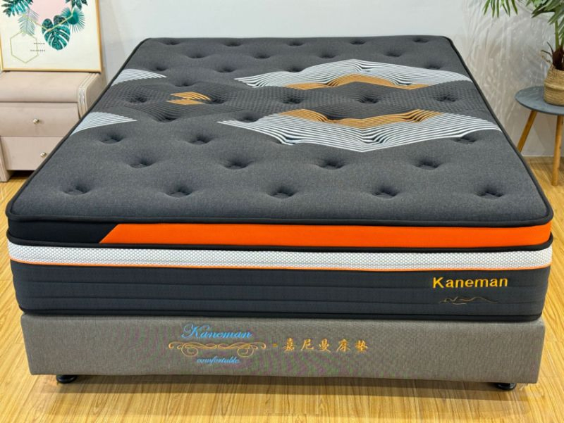 Eco Friendly Queen King Size Hybric Bedroom Pocket Spring Mattress in-a-Box