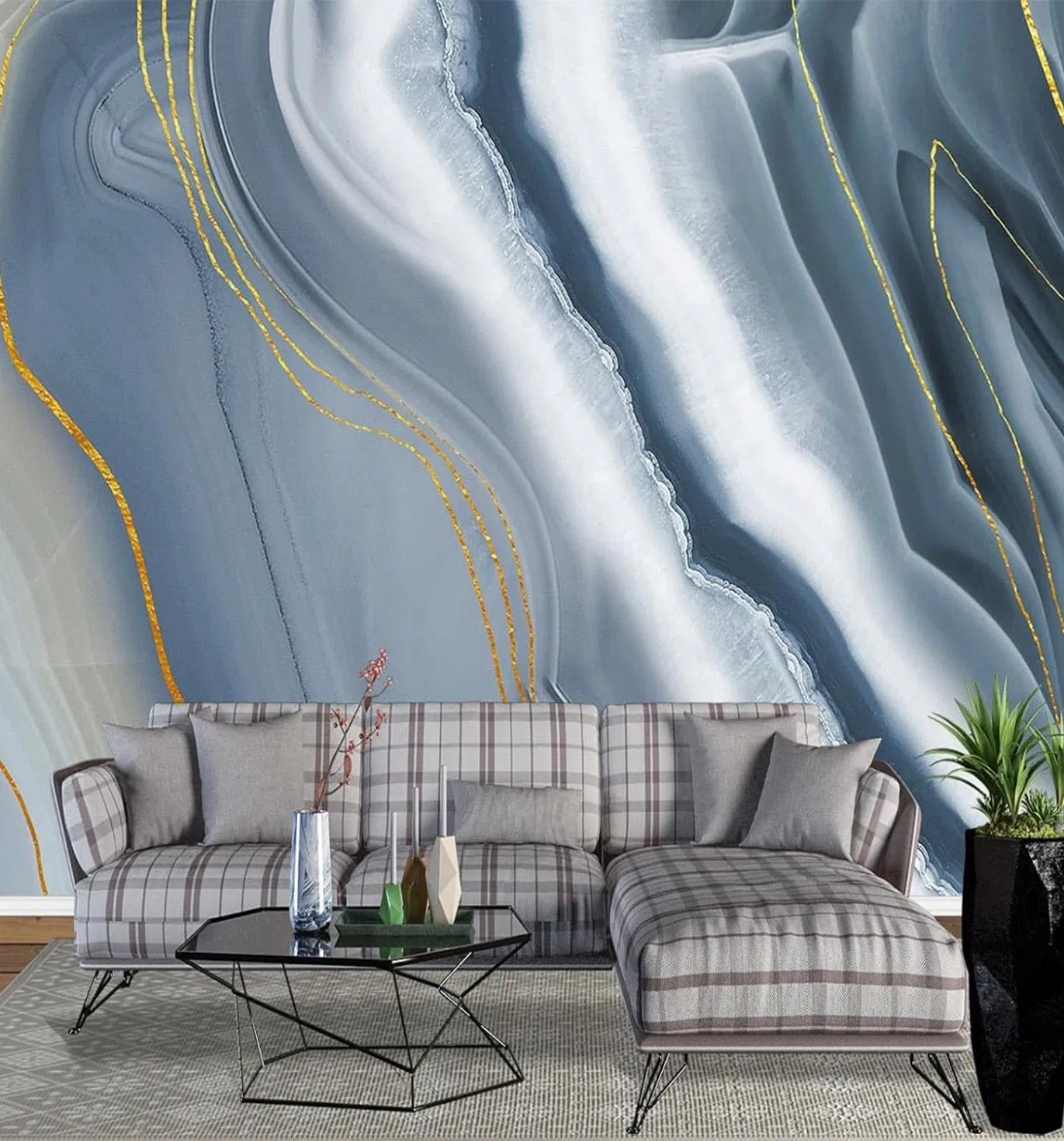 2026 Fireproof Waterproof WPC Aku PVC Marble Bamboo Charcoal Interior Decorative Wall Panel China Factory Polyester Fiber PVC Crystal Fiber Board Moisture-Proof