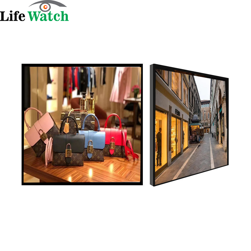 51-Inch Indoor Square Display Screen 968mm X 968mm Dimension Digital Signage Kiosk