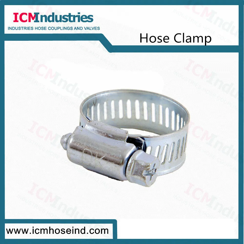 12.7 mm W5 American Type Worm Drive Hose Clamps