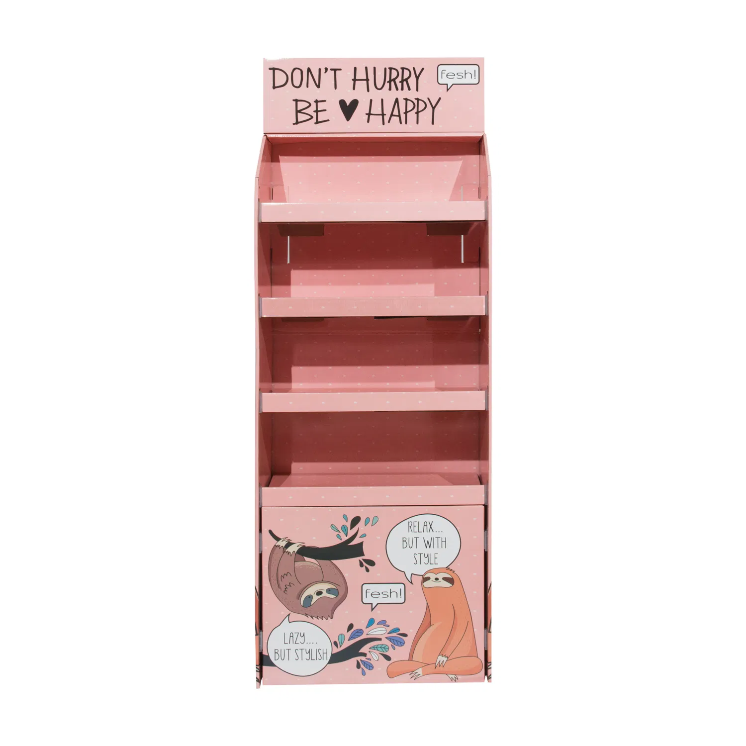 Paper Pop POS Retail Shelf Supermarkets Rack Cosmetic Cardboard Display Stand