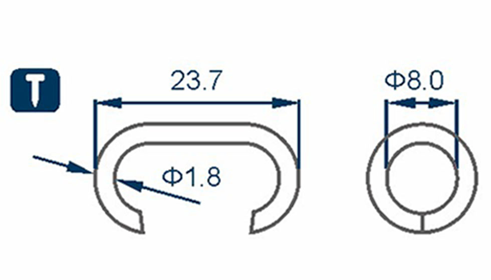 C-77xe Pneumatic Tool Long Nose C Ring Plier