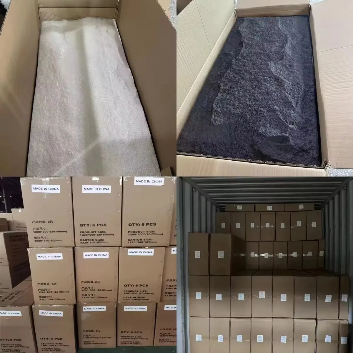 PU Stone Wall Panel Polyurethane Stone Panel 3D Foam Stone Artificial Light Weights Slate Stone