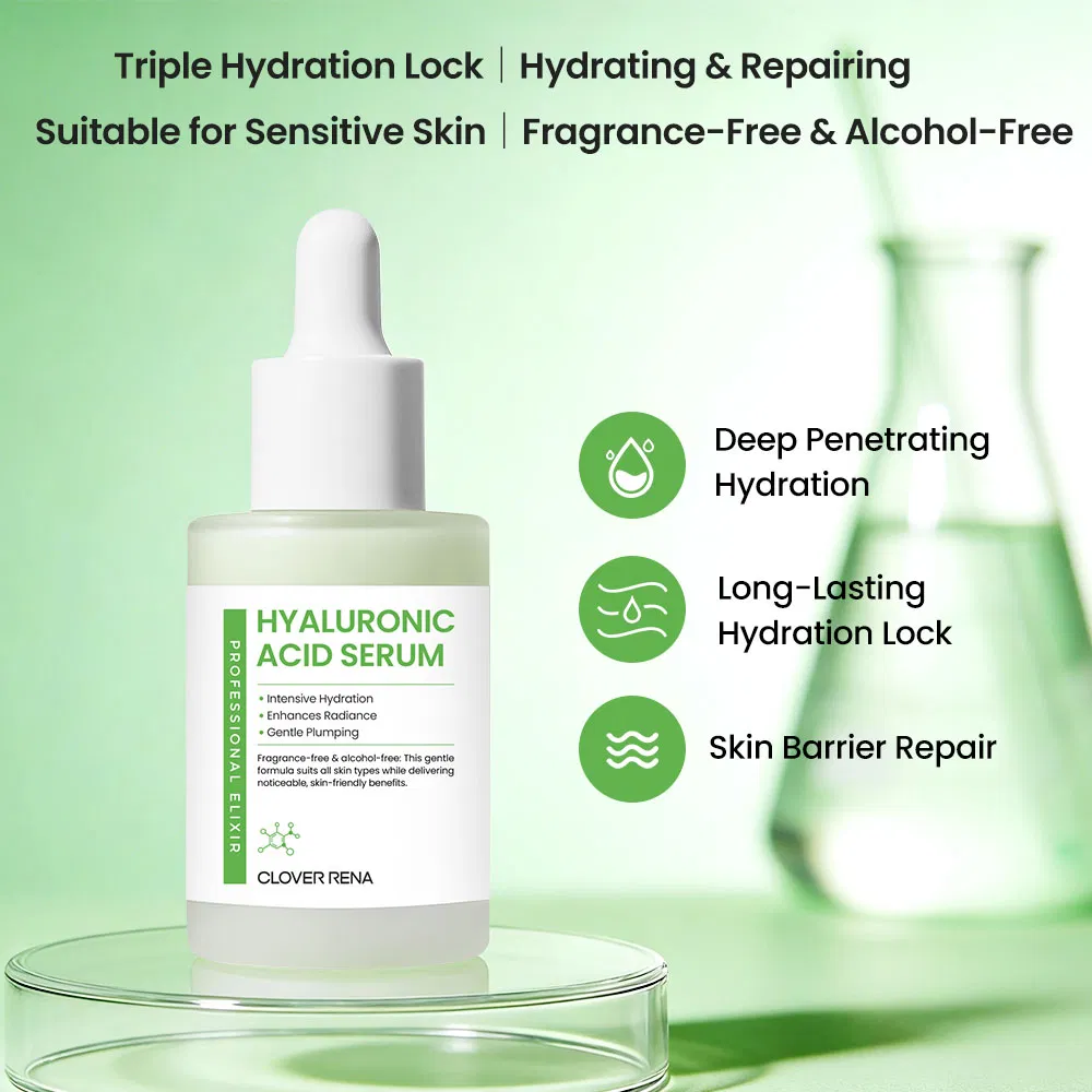 Skin Care Factory Custom Korea Hyaluronic Acid Serum Private Label Hydrating & Moisturizing Facial Serum