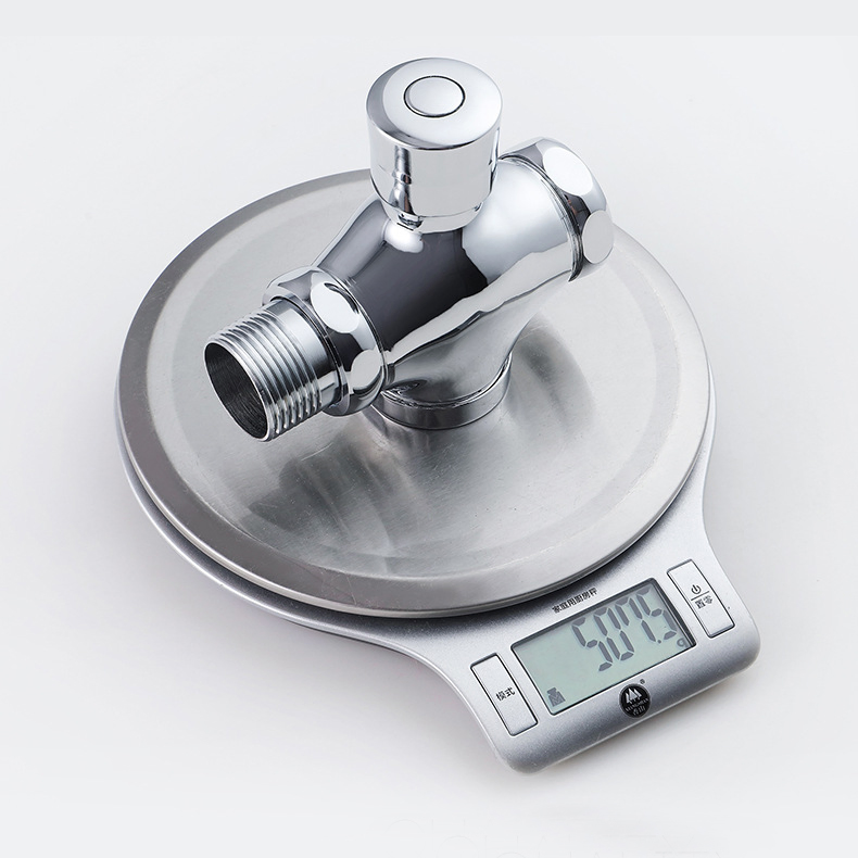 Time Delay Toilet Flush Valve Wc Flushing Valve Easy Operation Romania Brass Zinc Handle Brass Body Flush Valve
