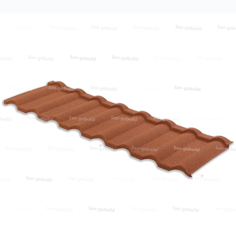 Sangobuild Roofing Tile Stone Coated Metal Aluminum -Zinc Roof Tile