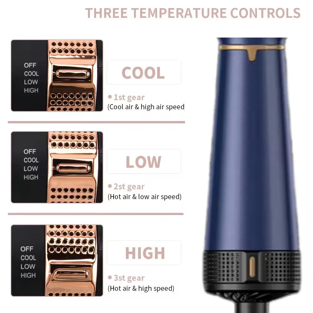 2024 Functional New Design Hot Air Comb 4 in 1 Hair Brush