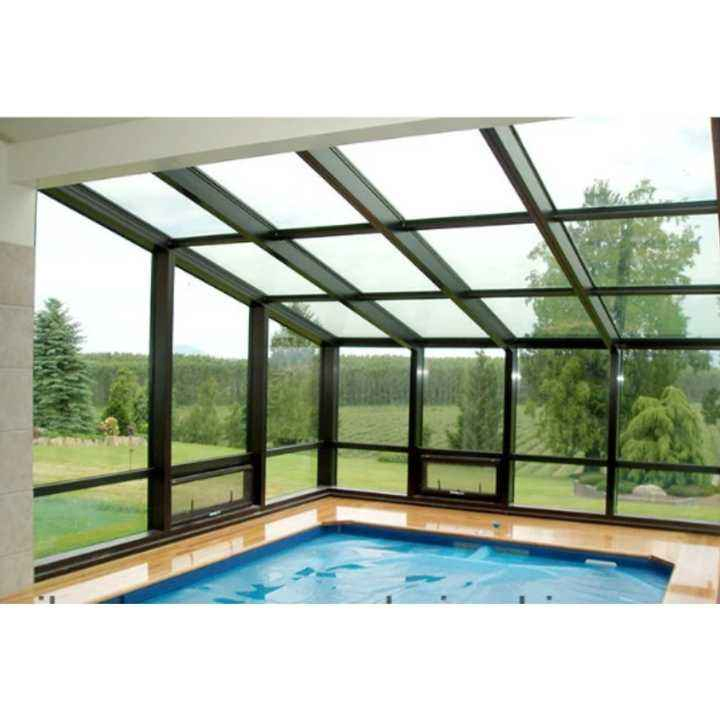 Design Standing Aluminum Polygon Roof Sunroom House Prefab Backyard Sunroom