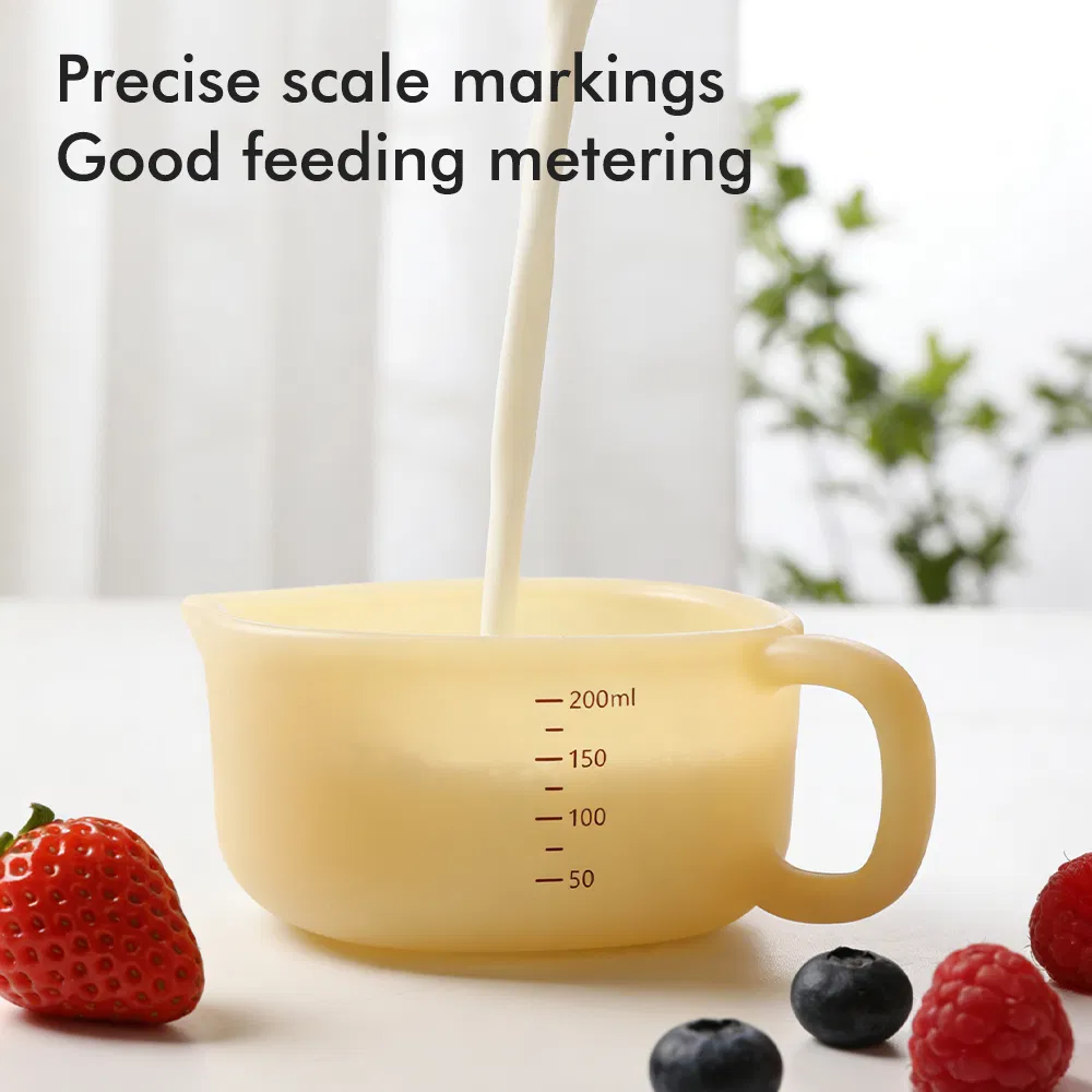 Durable Silicone Baby Bowl with Eagle Spout for Convenient Feeding
