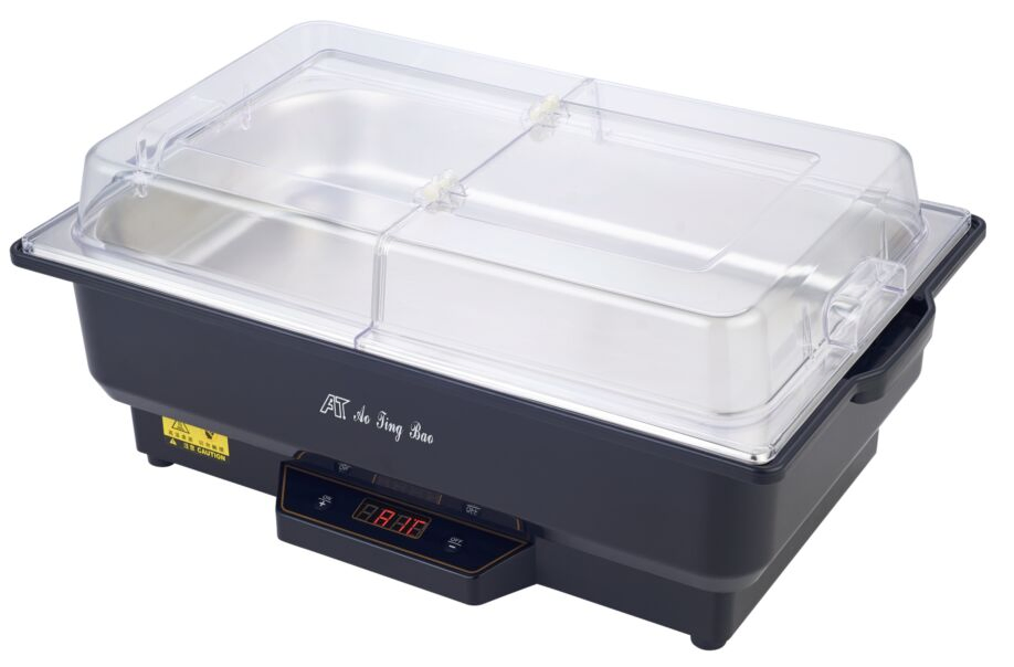 Commercial Hotel Restaurant Electric Food Soup Heating Warming Tray Buffet Stove Chafing Dish