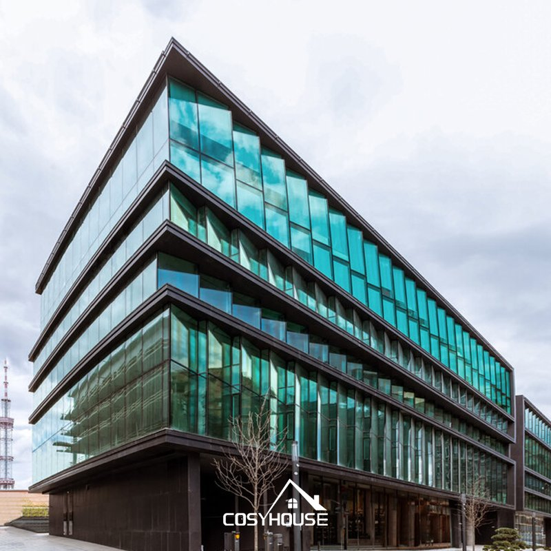 Glass Curtain Wall Facade Solution for Modern Commercial Architecture