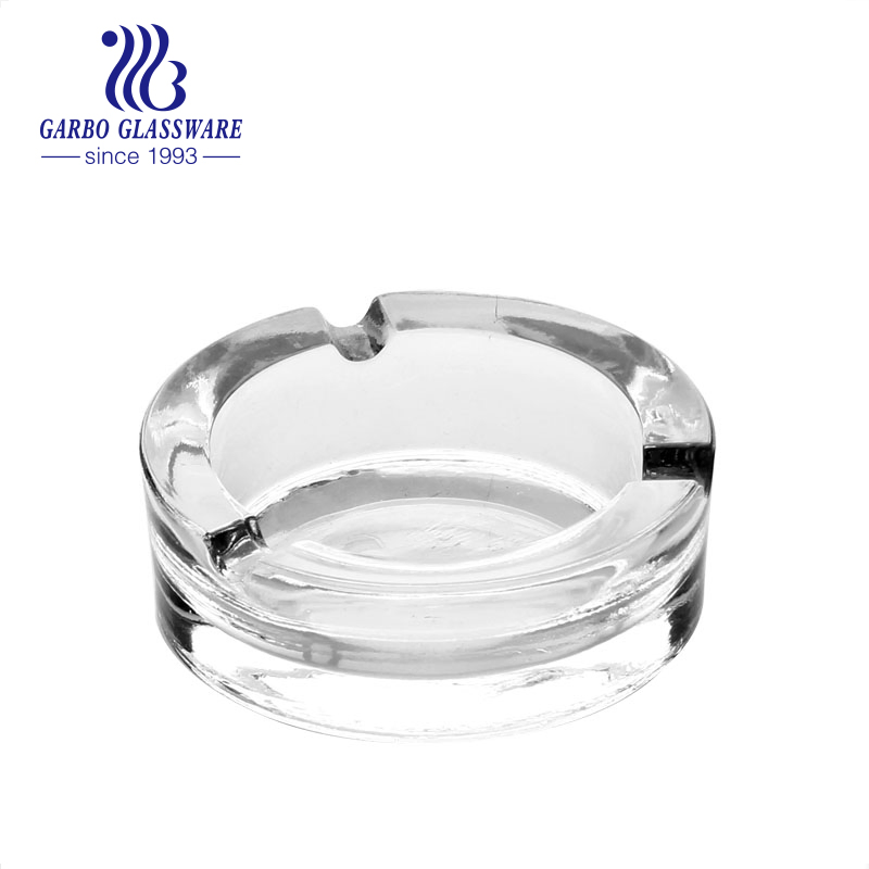 Standard Size Wholesale White Ceramic Ashtray Smoking Accessories Round Pocerlain Cigar Ashtray