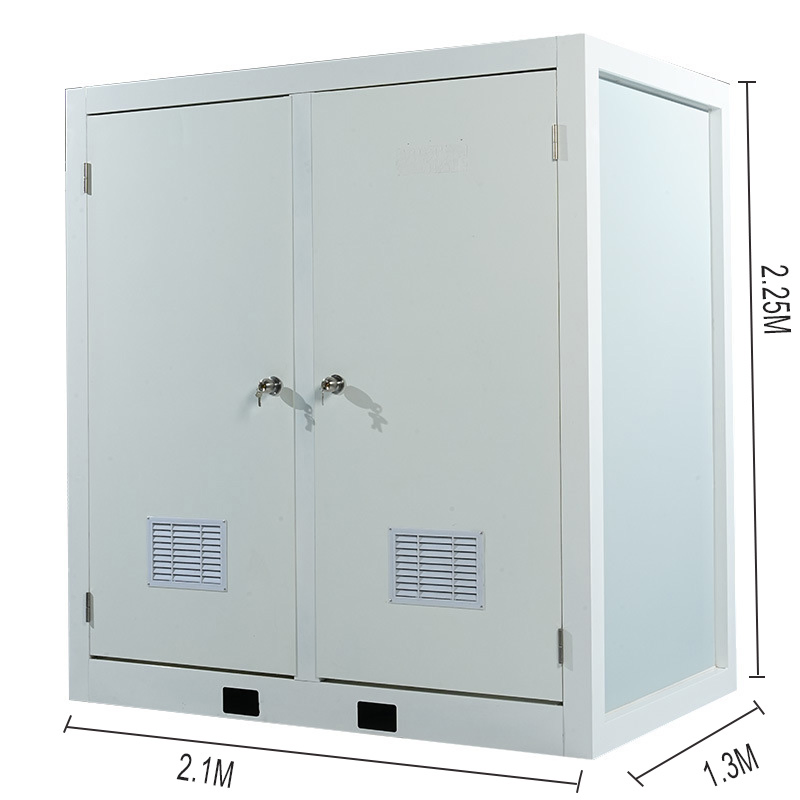 Demountable Prefab Toilet: Transport in Parts, Assemble Without Welding