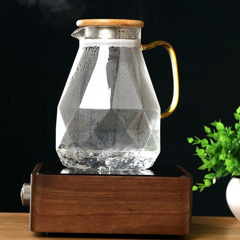 High Temperature Resistant Glass Water Pot and Juice Dispenser