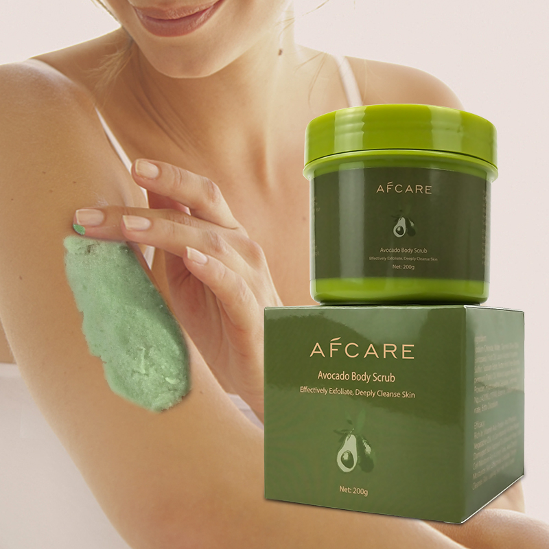 Avocado Body Scrub Deep Cleansing Exfoliation Nourishing Moisturizing Whitening
