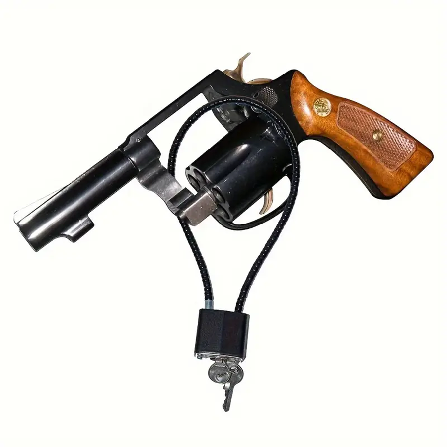 High-Quality Iron Pad Lock Featuring Key Unlock Mechanism and Two Keys