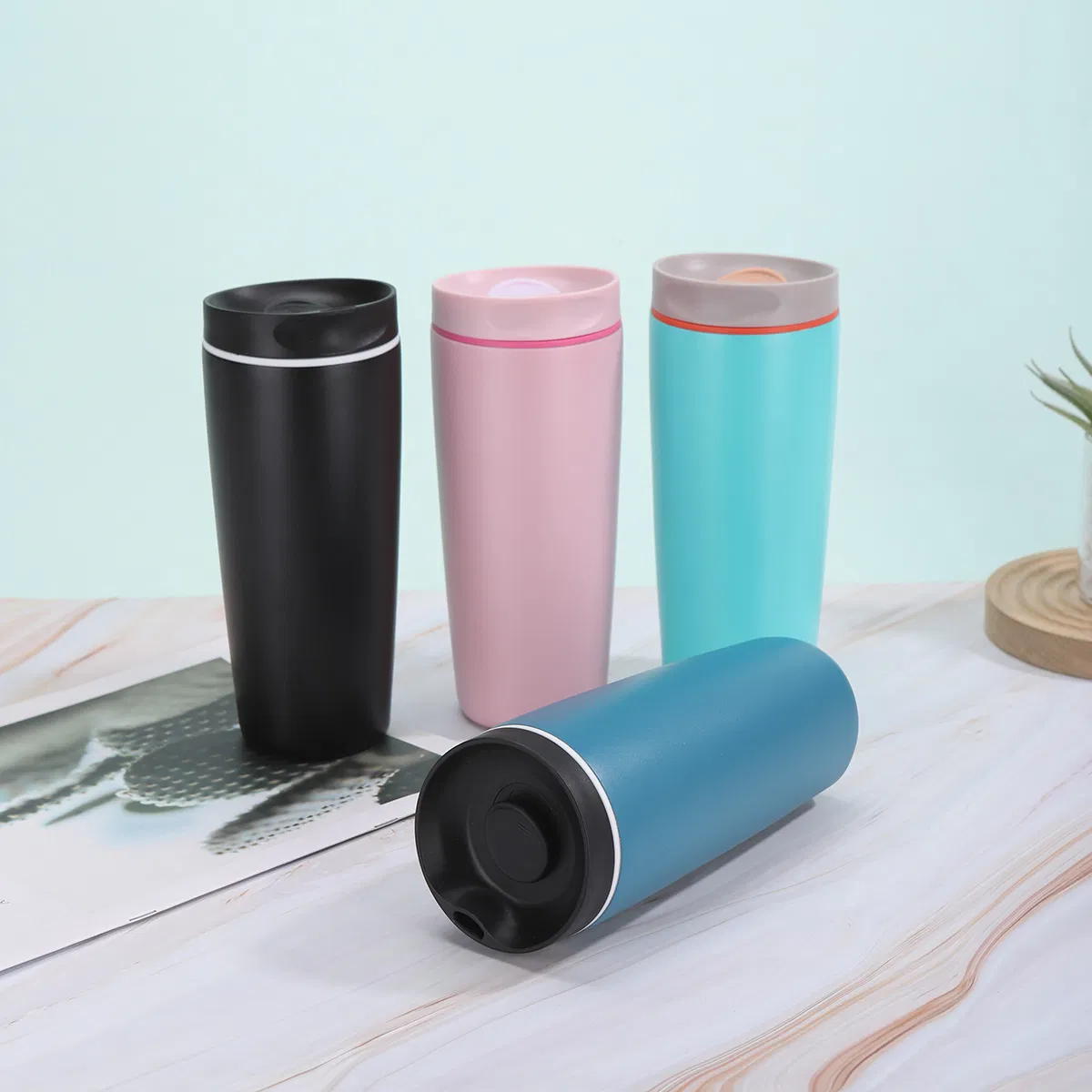 Термокружка 20 унций с вакуумной изоляцией, не протекает