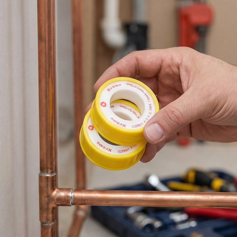 Safe and Reliable PTFE Thread Tape for Preventing Gas Leaks