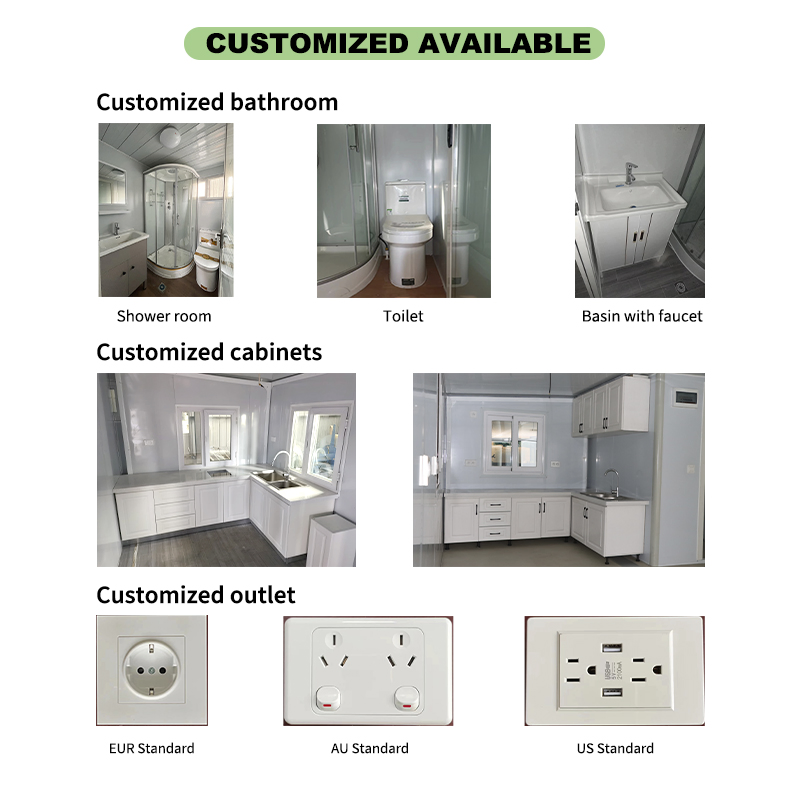 Australia Prefab House Dominican Republic Luxury Container Modular Prefab Houses Office with Bathroom