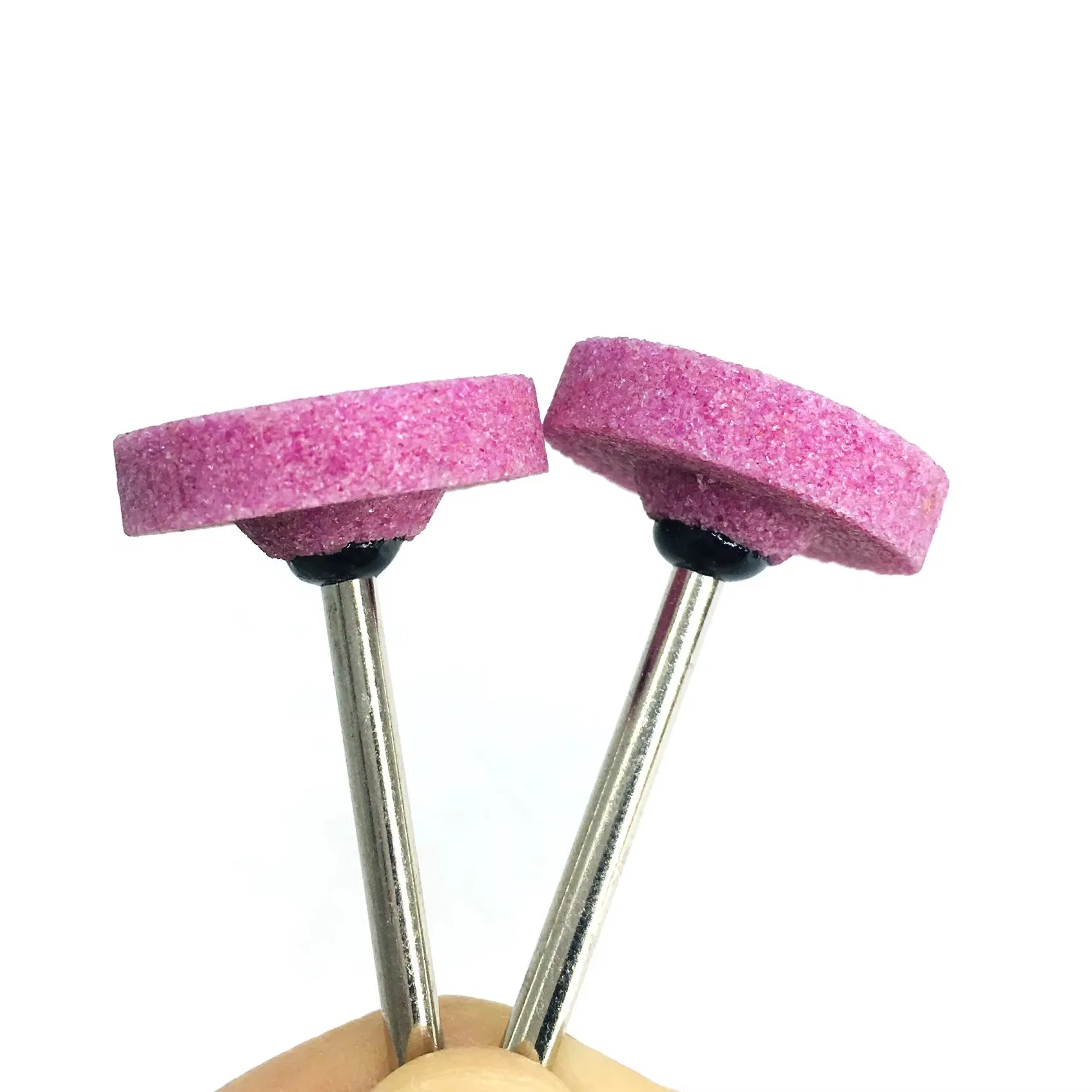 Pink Ceramic Mounted Grinding Stone