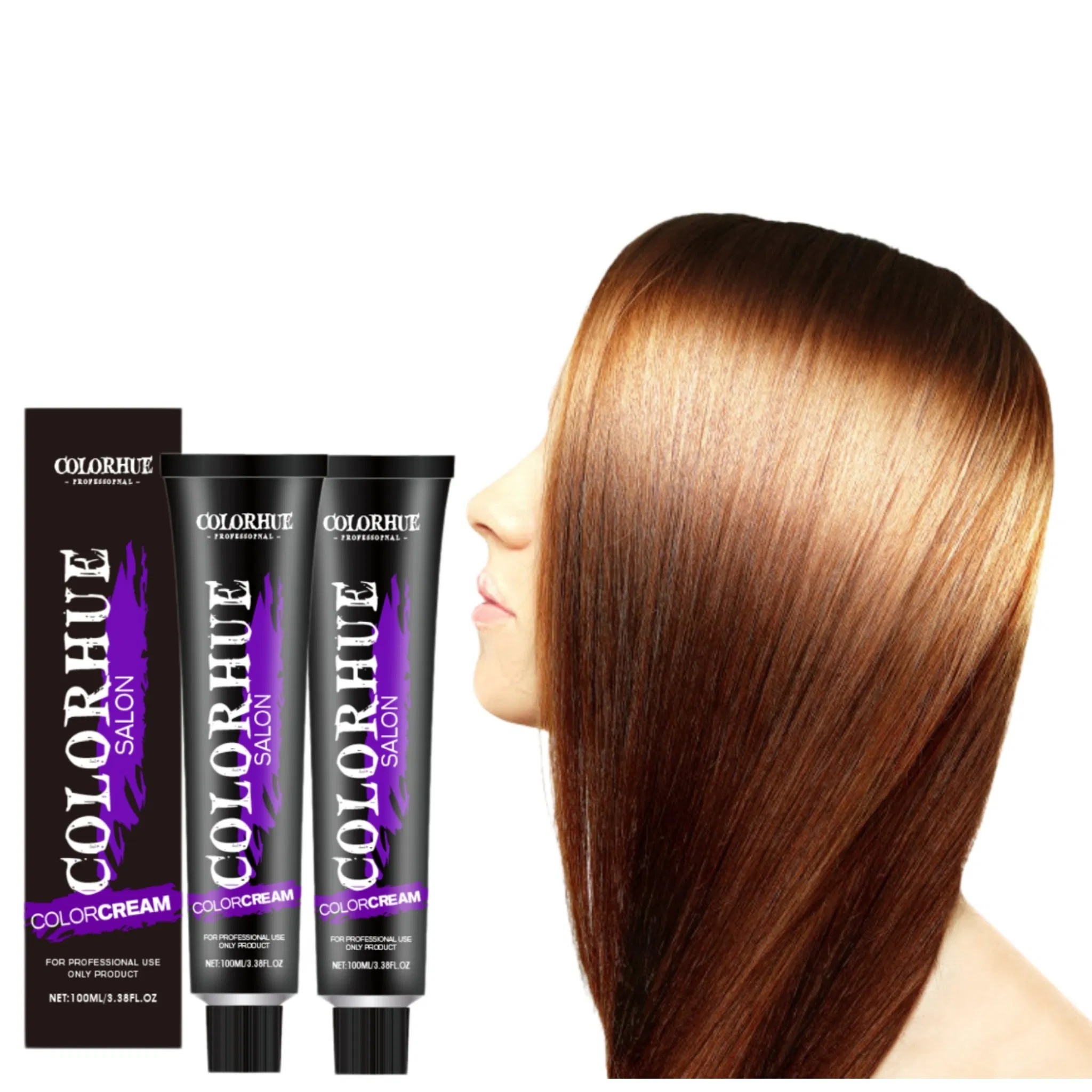 Low MOQ Professional Natural Hair Color 100ml Highlight Hair Dye OEM Private Label for Salon