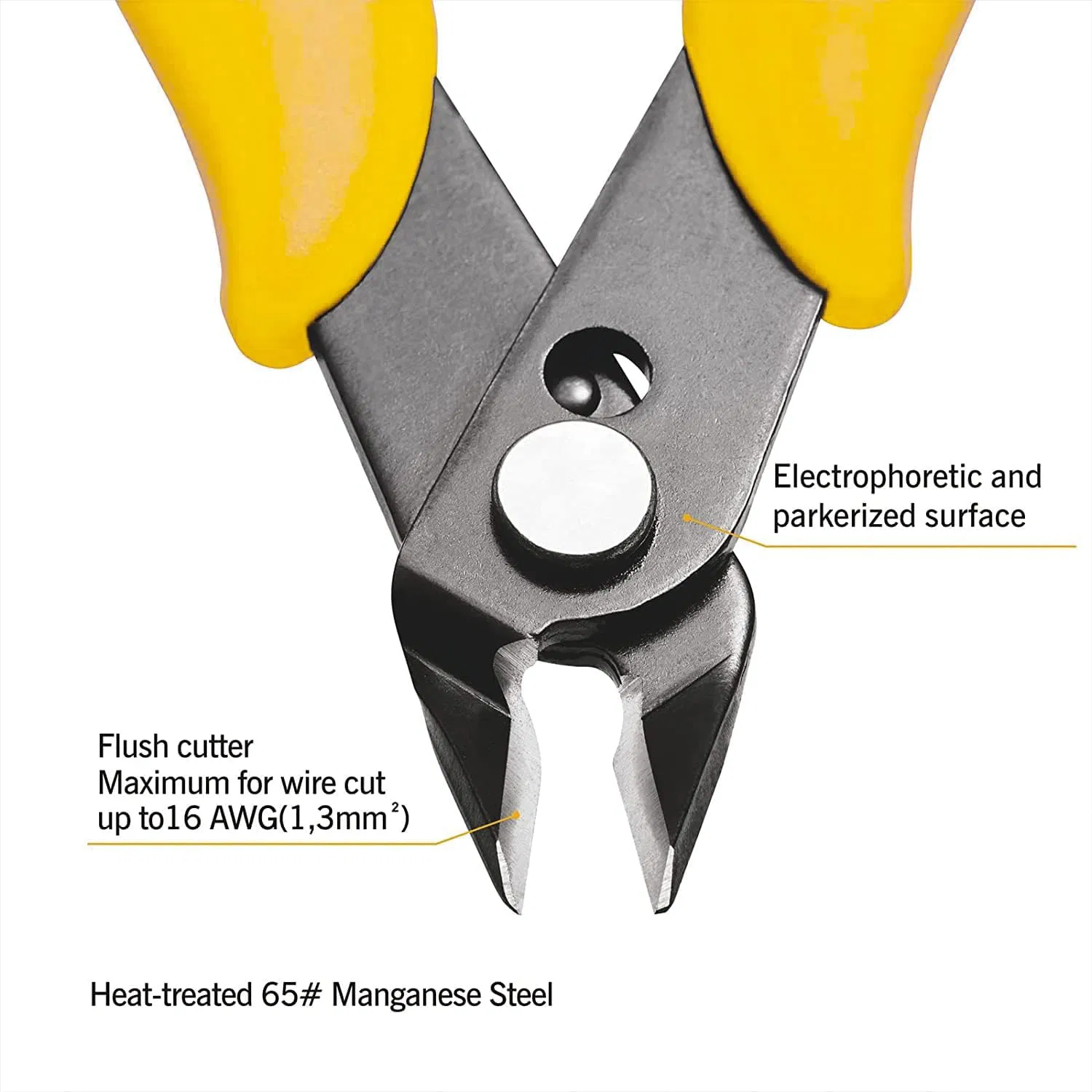 Diagonal Pliers Side Cutting Nippers Wire Cutter Mini Electrical Wire Cable Cutter Diagonal Cutting Pliers
