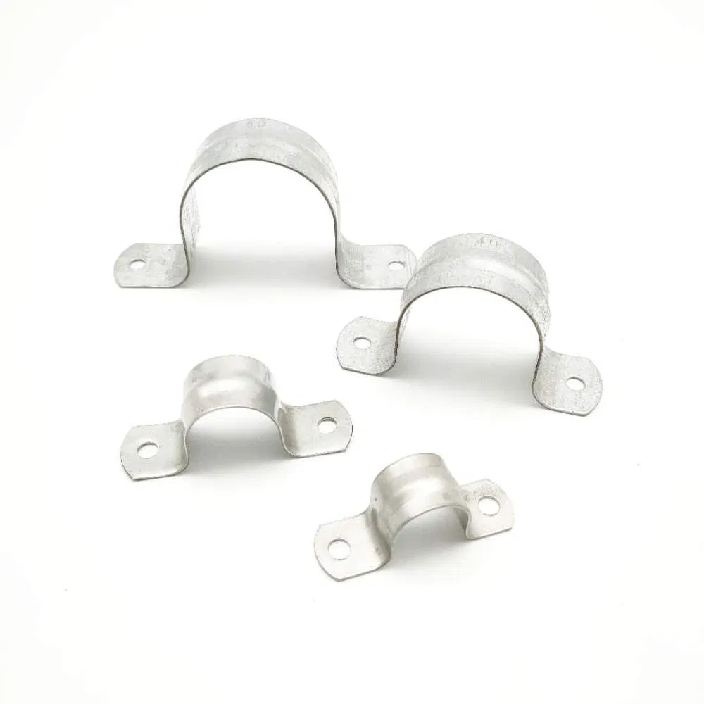 20-50mm Galvanised Stainless Steel Full Saddle for Conduit Pipe